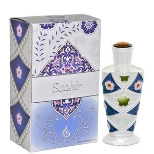 Saahir Silver Arabian Attar Oil, Body Oil, Floral Fruity Unisex, NWT